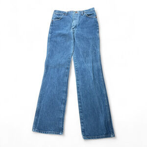 Vintage Wrangler Jeans Mens 31x32 Blue Cowboy Cut Slim Fit USA Made Western 90s